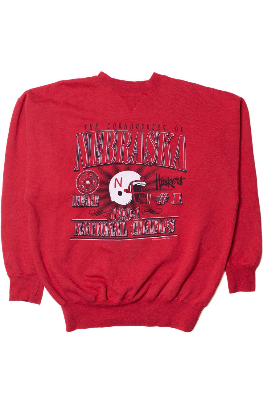 あかページ Nebraska Cornhuskers Football Traditions長袖Teeシャツ レッド