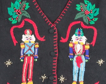 Black Ugly Christmas Cardigan 50749
