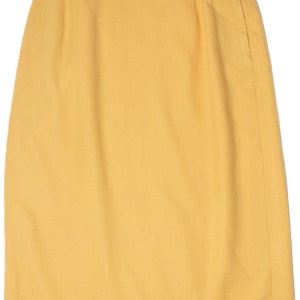Vintage Yellow High Waisted Skirt