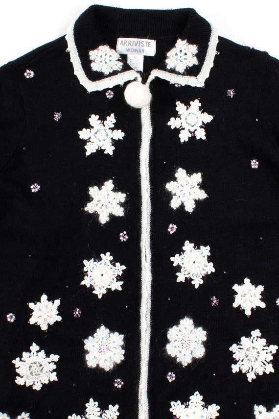 Black Ugly Christmas Cardigan 53554