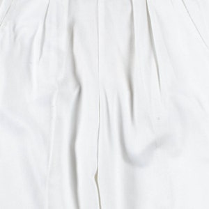 White Pleated Pants (sz. 6 Petite)