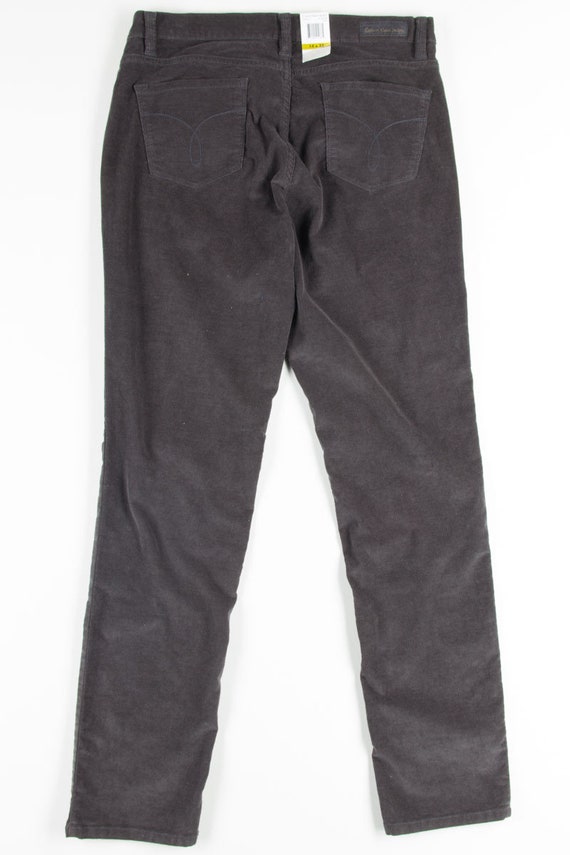 Grey Calvin Klein Corduroy Pants 1