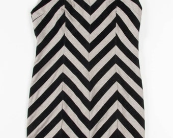 Vestido de fiesta Chevron