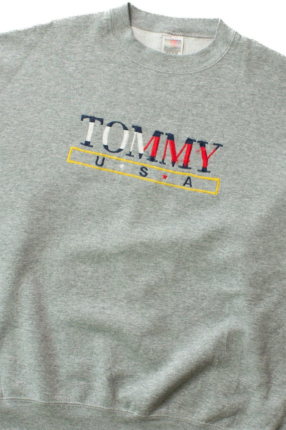 Vintage Bootleg Tommy USA Sweatshirt (1990s) - image 2