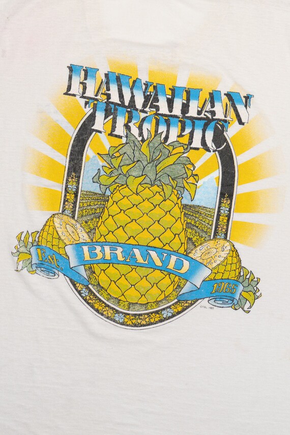 Vintage Distressed Paper Thin "Hawaiian Trop Bran… - image 3