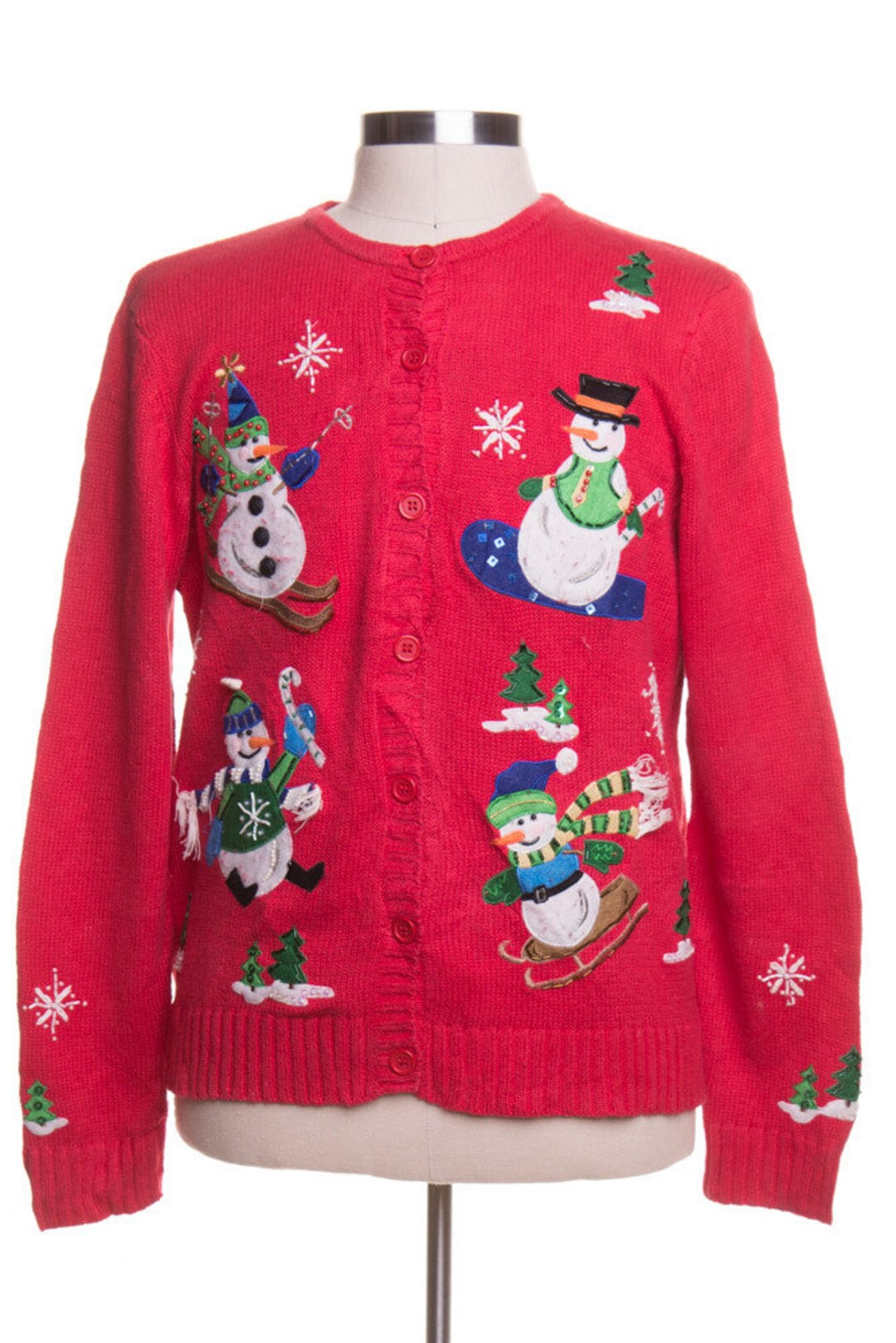 Red Ugly Christmas Cardigan 42944 - Etsy