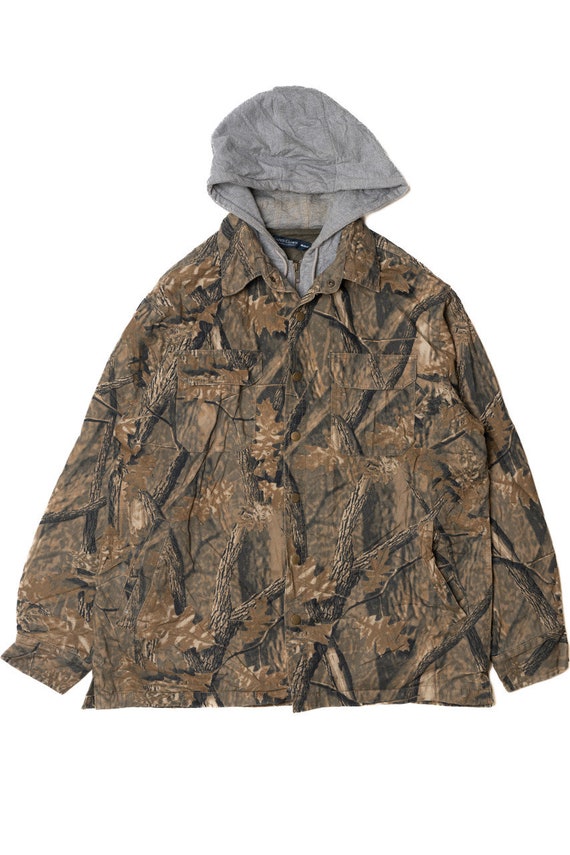 Hooded Camo Faded Glory Jacket