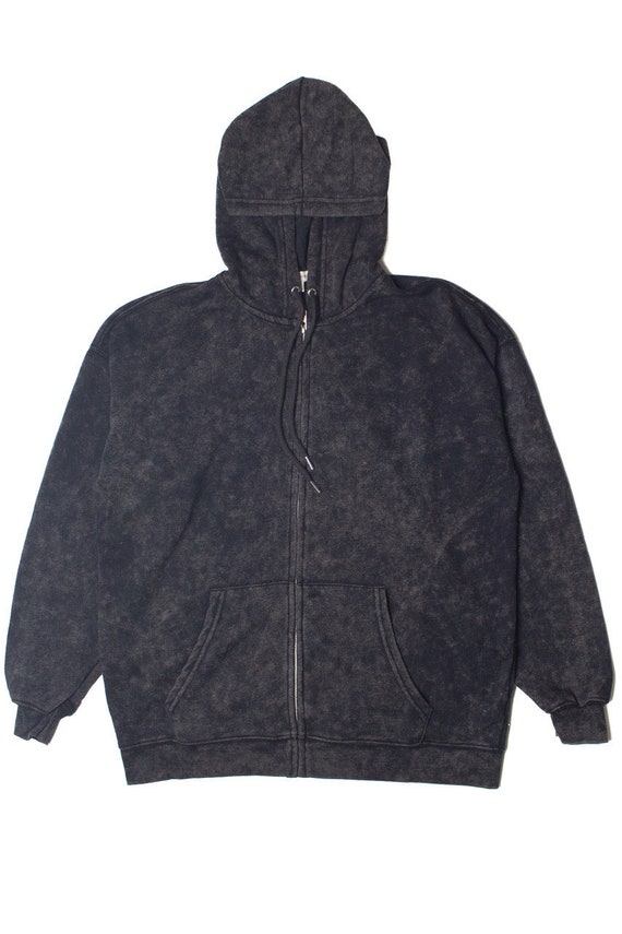 Stone Wash Oversized Zip up Hoodie - Etsy