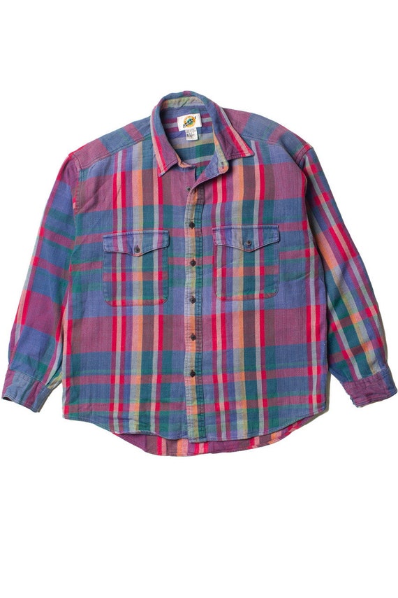 Vintage Multicolor Field Gear Flannel Shirt - image 1
