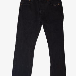 Vintage Levi&#39;s 501 Schwarze Jeans (2000er Jahre)