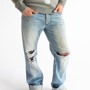 Diesel Larkee Distressed Denim Jeans (2000s)