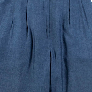 Chambray geplooide broek (maten 4)