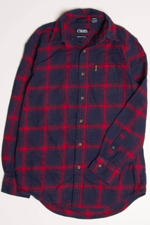 Chaps zip up flannel shirt new arrivals