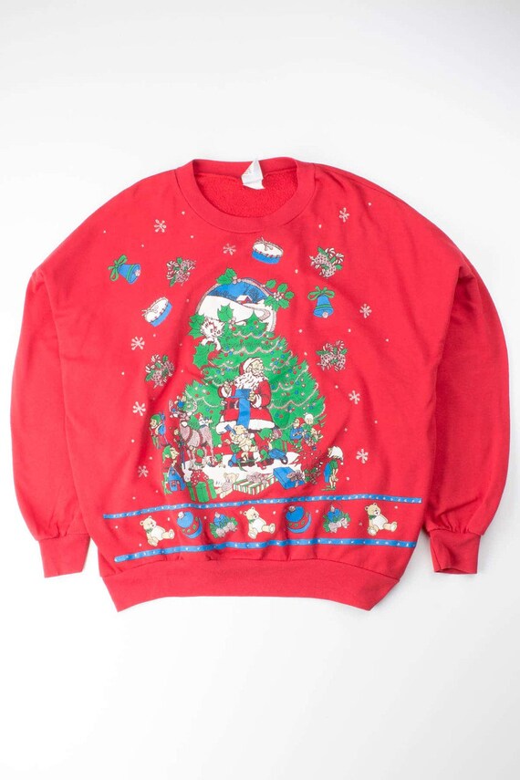 Red Ugly Christmas Sweatshirt 53023 - image 2