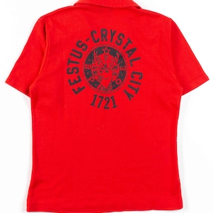 Festus-Crystal City V-Neck Polo Shirt