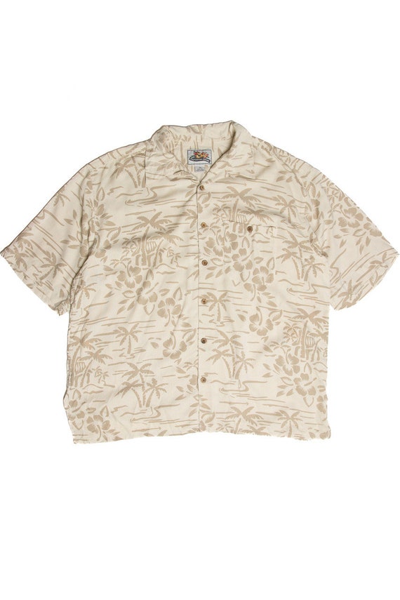 Vintage Paradise Coves Silk Hawaiian Shirt - image 1