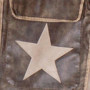 Double Star Brown Moto Jacket