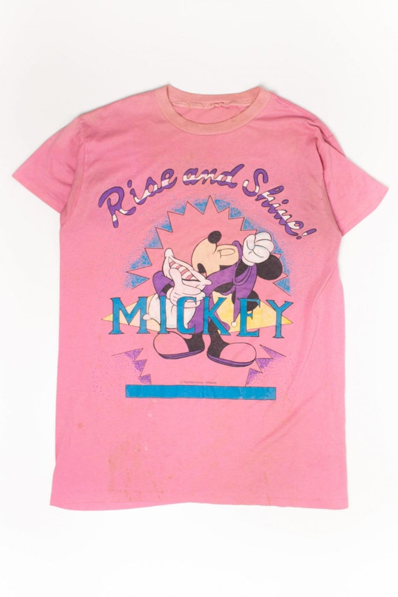 Vintage Rise And Shine Mickey T-shirt Nightgown (1