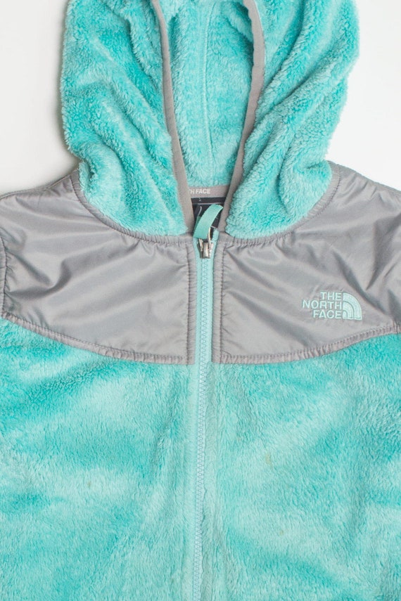 Teal Hooded North Face Lightweight Jacket Etsy