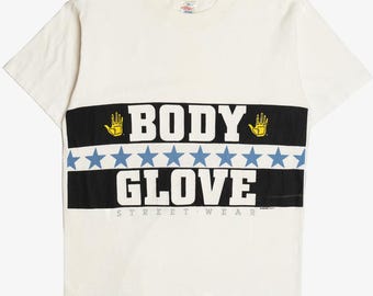 vintage Body Glove Streetwear imprimé recto/verso (années 1990)