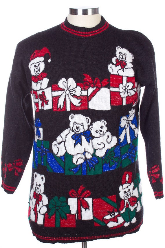 Black Ugly Christmas Pullover 22938