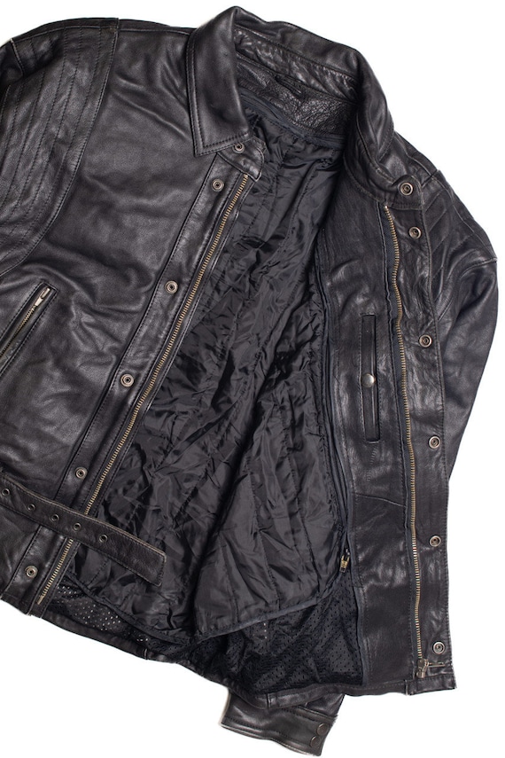 Echtes Leder Motorcycle Jacket 352