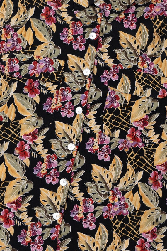 Vintage Floral Lisa Josephs Button Up Shirt - image 3