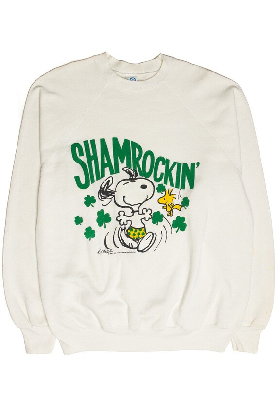 Vintage Snoopy Shamrockin' Sweatshirt (1980s)