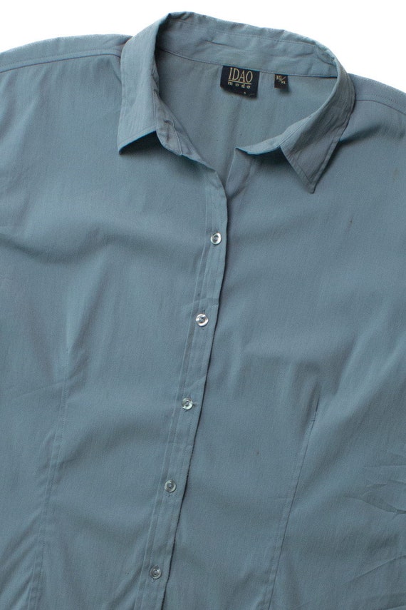 Vintage Half Sleeve Button Up Shirt (1990s) - image 2