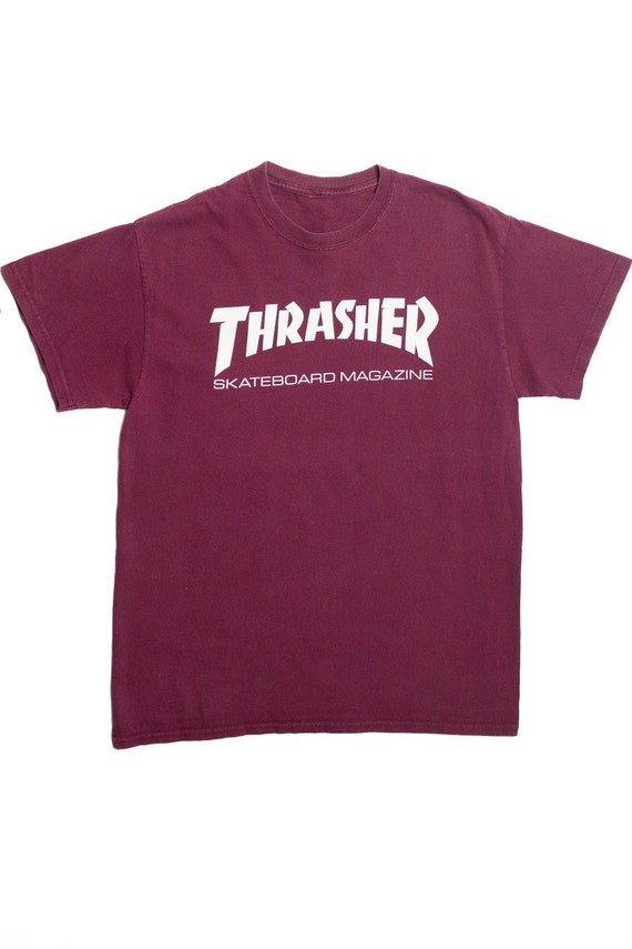 Recycled "Thrasher Skateboard Magazine" T-Shirt