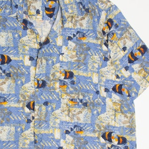 Vintage Tropical Fish Hawaiian Shirt 2081
