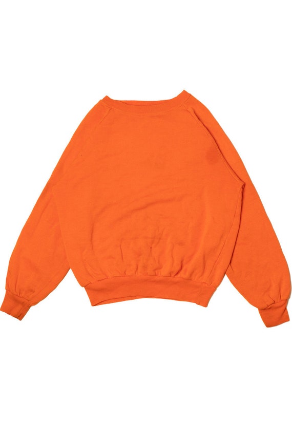 Vintage Hi-Vis Orange Duck Bay Raglan Sweatshirt - image 1