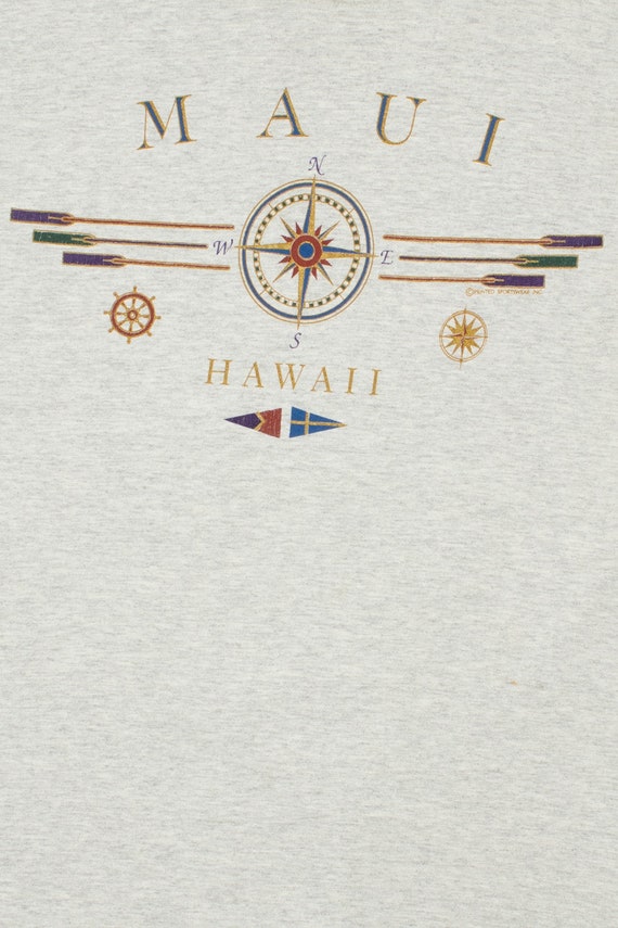 Vintage "Maui, Hawaii" Ringer T-Shirt - image 2