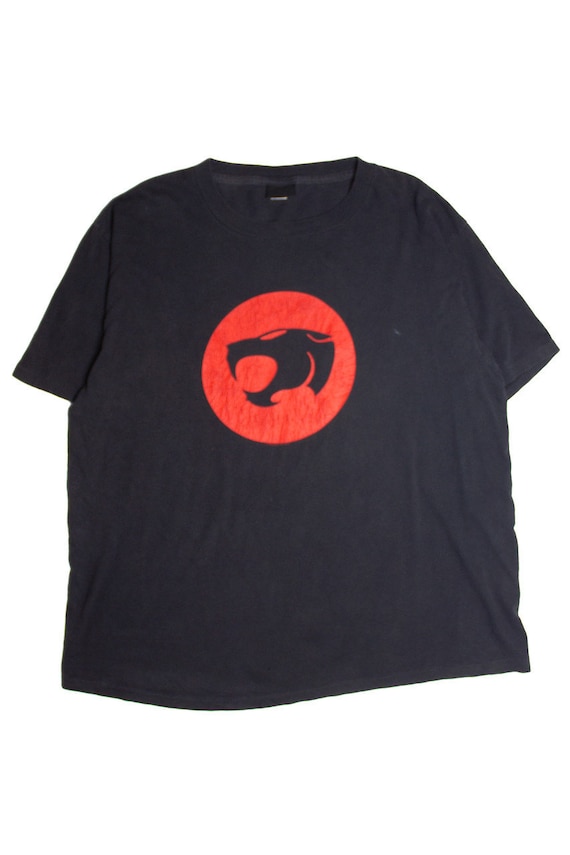 90'S WARNER BROS Advertising T-shirt, men's size L, vintage unclear black type Vintage Second Hand