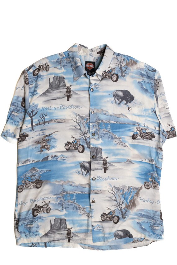 Harley Davidson Button Up Shirt - image 2