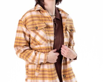Clay Heavy Plaid Jacket