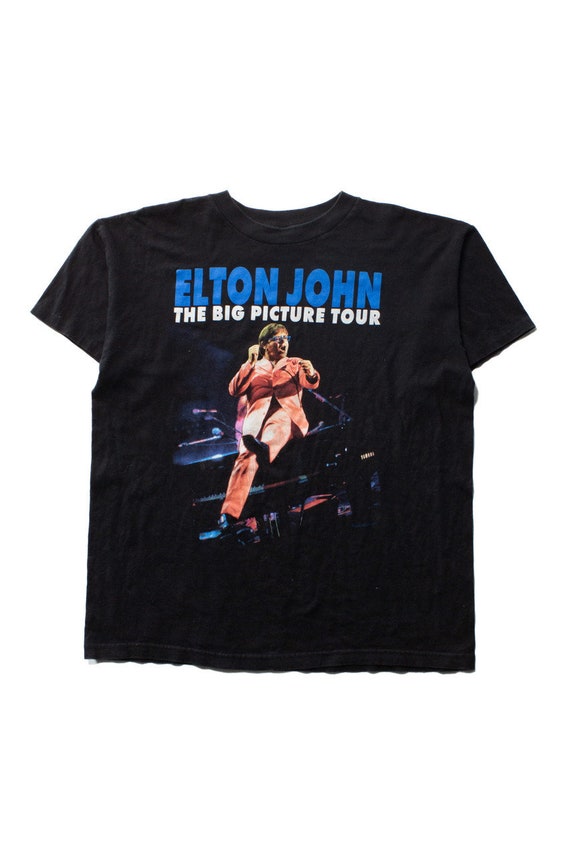 Vintage Elton John Big Picture Tour T-Shirt (1998)