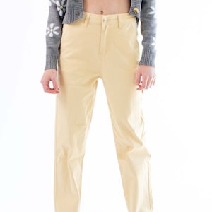 Khaki Carpenter Dad Jeans