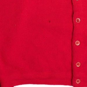 Red Cardigan Sweater