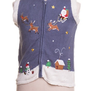 Blue Ugly Christmas Vest 42955