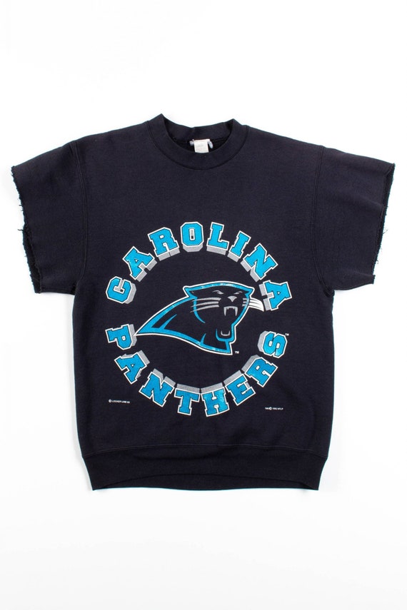 Carolina Panthers Cutoff Sleeve Sweatshirt