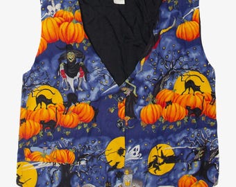 Vintage Saddle River Halloween Vest (1990s)