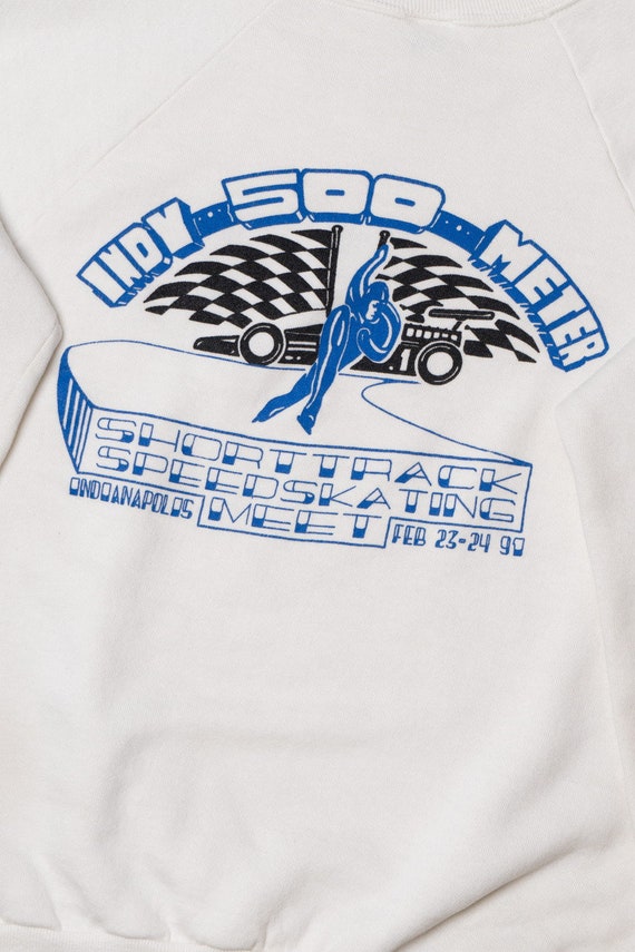 Vintage 1990 "Indy 500 Meter Speedskating" Sweats… - image 4