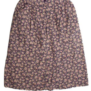 Vintage Floral Midi Skirt (1990s) 642