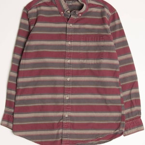 Striped Eddie Bauer Flannel Shirt 4205