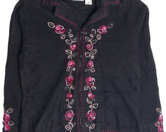 Recycled Roses 80s Style Sweater
