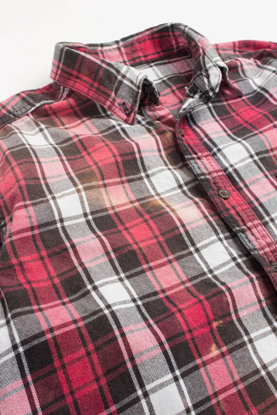 Red Faded Glory Flannel Shirt 3738 