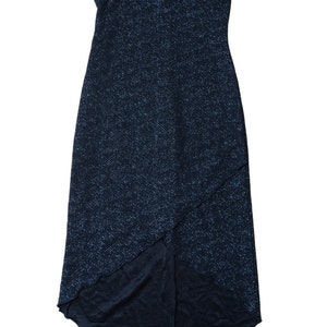 Vintage Dark Blue Sparkly Midi Dress