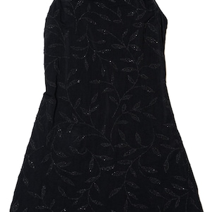 Vintage Perlen Kleine Schwarze Kleid