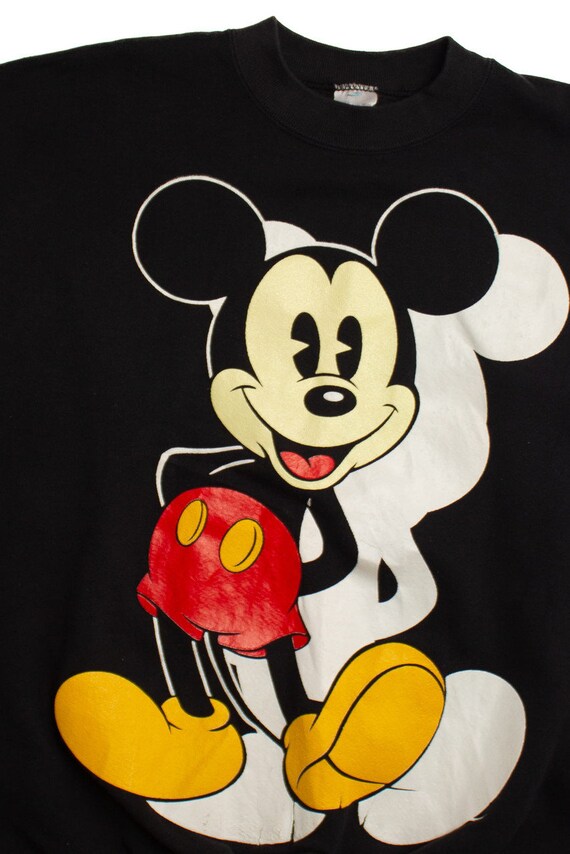 Vintage Mickey Mouse Shadow Sweatshirt (1990s) - Etsy